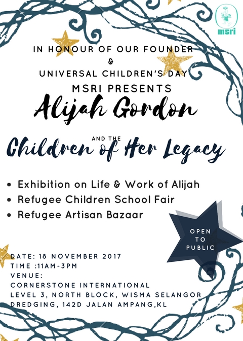 You are currently viewing Invitation to Alijah Gordon & the Children of Her Legacy